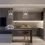 VINLUZ 3 Light Cage Lantern Metal Chandelier Chrome Adjustable Hanging Pendant Lighting Fixture for Stairway Entryway Foyer Dining Room