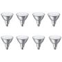 Philips LED Indoor/Outdoor Classic Glass Non-Dimmable PAR38 40-Degree Flood Light Bulb: 850-Lumen, 3000-Kelvin, 11-Watt (90-Watt Equivalent), E26 Base, Bright White, 8-Pack