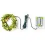 Leaf Garland with Fairy Lights - 24 Ft, Battery Operated, 75 Warm White LED Lights, Green Vines with Ivy Leaves, Rustic String Light for Bedroom Decor or Christmas Decorations Leaf Garland with Fairy Lights - 24 Ft, Battery Operated, 75 Warm White LED Lights, Green Vines with Ivy Leaves, Rustic String Light for Bedroom Decor or Christmas Decorations