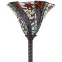 JONATHAN Y JYL8001A Williams Style 71'' Torchiere LED Floor Lamp, Tiffany, Traditional for Bedroom, Living Room, Bronze