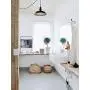 CLAXY Industrial Plug-in Barn Pendant Lighting Black Farmhouse Pendant Light with On/Off Switch 118 Inch Cord