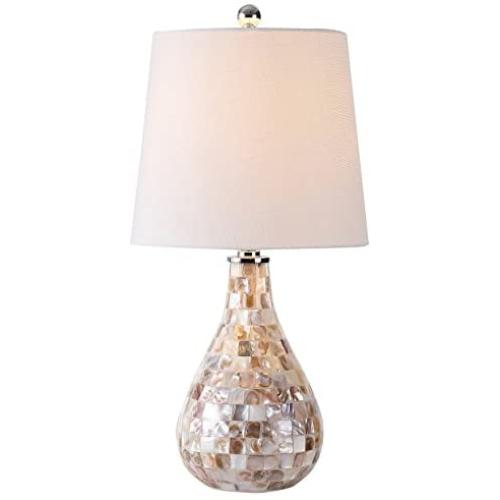 JONATHAN Y JYL1024A Mona 20.5'' Mini LED Lamp Cottage,Coastal,Transitional for Bedroom, Living Room, Office, College Dorm, Coffee Table, Bookcase, Seashell