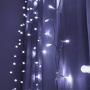 Twinkle Star 300 LED Window Curtain String Light for Christmas Wedding Party Home Garden Bedroom Outdoor Indoor Wall Decoration (White)