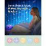SomeShine Star Light Projector for Bedroom - Music Star Nursery Night Light in Cloud Blue with 5 Lullabies, 3 Color Cycles, and Auto-Off Timer, Safe, Durable, and Portable Kawaii Lamp Projector