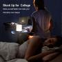 iFkoo Rechargeable Night Light with Hook, Touch Sensor Bedside Lamp for Bedroom, Living Room, Dimmable Warm White Light & Color Changing RGB Outdoor Table Lamp, Best Gifts for Baby, Kids, Adults