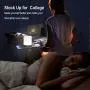 iFkoo Rechargeable Night Light with Hook, Touch Sensor Bedside Lamp for Bedroom, Living Room, Dimmable Warm White Light & Color Changing RGB Outdoor Table Lamp, Best Gifts for Baby, Kids, Adults