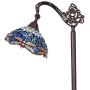 Capulina Tiffany Floor Lights 1 Light, Beautiful Dragonfly Style Tiffany Floor Lamps for Reading, Stained Glass Arc Floor Lamp, Tiffany Pole Lamp, Tiffany Style Floor Reading Lamp (Tall: 62.4 inches)
