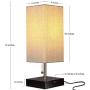 Brightech Grace LED USB Bedside Table & Desk Lamp – Modern Lamp with Soft, Ambient Light, Unique Lampshade & Functional USB Port – Perfect for Table in Bedroom, Living Room, or Office - Black Brightech Grace LED USB Bedside Table & Desk Lamp – Modern Lamp with Soft, Ambient Light, Unique Lampshade & Functional USB Port – Perfect for Table in Bedroom, Living Room, or Office - Black