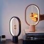 VASTAIR Art Balance Lamp,USB Charging LED Table Light, Mid-air Switch,Personality Table Lamps Nightstand Mini Desk Light for Bedroom, Living Room, Baby Room(Red)