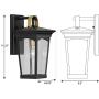 Progress Lighting P560182-031 Chatsworth Outdoor, Black Progress Lighting P560182-031 Chatsworth Outdoor, Black
