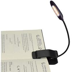 Ychee Clip Reading Light, 7 LED Book Light with 9-Level Warm/Cool White Brightness, USB Rechargeable, Portable Eye Care Book Lamp for Bookworms/Kids