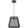 Diborui 1-Light Industrial Kitchen Island Lighting with E26 Sockets, Rectangular Vintage Pendant Light, Farmhouse Hanging Ceiling Light Fixture Metal Retro Chandeliers for Restaurant