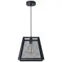 Diborui 1-Light Industrial Kitchen Island Lighting with E26 Sockets, Rectangular Vintage Pendant Light, Farmhouse Hanging Ceiling Light Fixture Metal Retro Chandeliers for Restaurant
