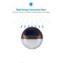 Solar Deck Lighting Wall Lights - 4 Pack Outdoor Wireless Solar Dock Step Road Marker Warm Light for Garden Path Stair Wall Driveway Lighting
