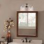 Alice House 14.6'' Vanity Lights with Hammered Glass, 2 Light Wall Lighting, Brushed Nickel Bathroom Lights Over Mirror, Bathroom Lighting AL6091-W2SN