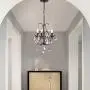 Maxax Modern Crystal Chandelier 3 Lights Ceiling Light Pendant Lighting Fixture for Dining Room,Bathroom, Bedroom,Living Room