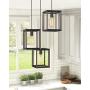 Emliviar 3-Light Pendant Light, Modern Cluster Hanging Lights for Kitchen, Oil Rubbed Bronze Finish, 20061D-3 ORB