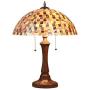 Table Lamp Tiffany, Artzone Handcrafted Tiffany Lamps for Bedrooms, Stained Glass Table Lamps, Tiffany Desk Lamp, Tiffany Styled Table Lamps, Tiffany Table Lamps - Natural Shell