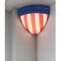 &Heater Shield& Beacon Series Triangle Corner Light, Plug-in 17 Cord, USA Design