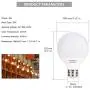 LED Vanity Light Bulb,G25 Globe Light Bulbs 9W 900LM,Comzler Bathroom Vanity Bulbs (60W Equivalent) 2700K Soft White,E26 Base Makeup Mirror Lights for Bedroom,Non-Dimmable,Pack of 4 LED Vanity Light Bulb,G25 Globe Light Bulbs 9W 900LM,Comzler Bathroom Vanity Bulbs (60W Equivalent) 2700K Soft White,E26 Base Makeup Mirror Lights for Bedroom,Non-Dimmable,Pack of 4