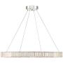 Vesta Chrome Pendant Chandelier 35 1/2& Wide Modern LED Ring Crystal Glass Fixture for Dining Room House Foyer Kitchen Island Entryway Bedroom Living Room - Possini Euro Design Vesta Chrome Pendant Chandelier 35 1/2& Wide Modern LED Ring Crystal Glass Fixture for Dining Room House Foyer Kitchen Island Entryway Bedroom Living Room - Possini Euro Design