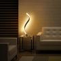 Tomshine Spiral LED Table Lamp,6W Touch Sensor Bedside Lamp, 3 Colors Dimmable Desk Lamp of Aluminum Alloy Acrylic, 1.5m Cable Bedside Nightstand Lamps for Bedroom, Living Room, Office