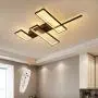 Garwarm Geometric Ceiling Light, 43W Black Modern LED Flush Mount Ceiling Lamps, 3-Squares Acrylic Dimmable Ceiling Light Fixtures Chandeliers for Dining Living Room Study Kitchen Garwarm Geometric Ceiling Light, 43W Black Modern LED Flush Mount Ceiling Lamps, 3-Squares Acrylic Dimmable Ceiling Light Fixtures Chandeliers for Dining Living Room Study Kitchen