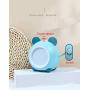 Cute Pet Night Light Touch Sensor Lamp Bedside Table Lamp for Kids Bedroom Rechargeable Dimmable Warm White Light ，Suitable for Christmas and New Year Gifts (Blue, Bear)