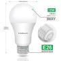 3-Way LED Light Bulb 40/60/100W Equivalent, 500-1200-1600LM High Lumens and 4000K Natural White 6/10/15W LED Lighting, Scheinenda E26 Base LED Bulb for Table Lamp, Ceiling Light & Living Room2 Packs