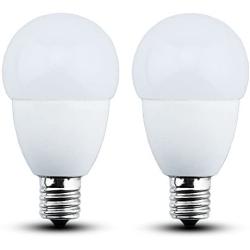 5W E17 Intermediate Base LED Light Bulb G14 Globe LED Lamp 40W Equivalent for Ceiling Fan, Headboard Reading Light, Warm White 3000K, 2-Pack