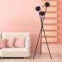 Archiology Black Modern Floor Lamp ,with 3 Matte Black Globe Head and Interwining Tripod Legs-Metal Tripod Floor Lamp for Mid-Century Living Room and Bedroom Archiology Black Modern Floor Lamp ,with 3 Matte Black Globe Head and Interwining Tripod Legs-Metal Tripod Floor Lamp for Mid-Century Living Room and Bedroom