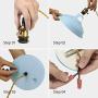 KWOKING Lighting Lovely Industrial 1 Light Pendant Lamp Modern Ceiling Lights with Adjustable Cord Colorful Hanging Lamp for Dining Table Restaurant Kitchen Island Blue Finish