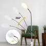 DLLT LED Reading Floor Lamp, Modern Standing Lamp Pole Light, Flexible Adjustable Gooseneck Floor Lamp Standing Task Lighting for Living Room, Bedroom, Office, Sewing, Painting,Piano DLLT LED Reading Floor Lamp, Modern Standing Lamp Pole Light, Flexible Adjustable Gooseneck Floor Lamp Standing Task Lighting for Living Room, Bedroom, Office, Sewing, Painting,Piano