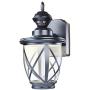Heath Zenith HZ-4630-BK 500 Lumen LED Decorative Security Motion Light with Dualbrite Technology, Black