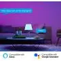 32.8Ft WiFi LED Strip Lights Music Sync Color Changing RGB LED Strip 24-Key Remote, Sensitive Built-in Mic, App Controlled LED Lights Rope Lights, Compatible with Alexa, Google Assistant