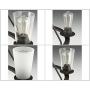 Progress Lighting P400016-143 Debut Chandeliers, Black