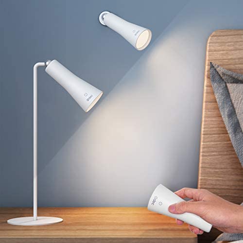 LED Desk Lamp Magnetic Odec Eye-Caring Table Lamps Rechargeable 3 Brightness Level Reading Lamp USB C Cable Touch Sensor Bedside Lamp Night Light Wall Lamp Cordless Flashlight for Home Office Bedroom