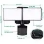 Exterior LED Flood Light, Dusk to Dawn Motion Sensor Light 4000K Multifunction 120V AC, ETL Approved Security Lights Motion Outdoor Detected for Garage/Porch/Yard, 1-Pack, GLEEBOM
