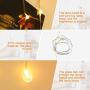 Anpro LED Hanging Photo Clip String Light, Powered by USB and AA Batteries, 58LED with Hook and Remote Control Timing Function for Bedroom, Living Room Decoration, Photo Hanging Display