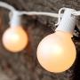 G40 Globe Replacement Bulbs with Frosted White, 1.5 Inch -5 Watt -Screw Base -Fits E12 and C7 Sockets, 25 Pack