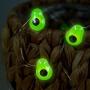 LED Wire Lights, LED String Lights, Battery Operated String Lights with 36 Avocado Shaped Warm LEDs for Party, Bedroom, Kitchen, Patio, Deck and more, 12 Feet Long