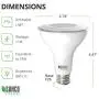 Sunco Lighting 4 Pack PAR30 LED Bulb, 11W=75W, Dimmable, 3000K Warm White, 850 LM, E26 Base, Indoor/Outdoor Spotlight, Waterproof - UL & Energy Star