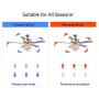 SILJOY 52” Modern Reversible Crystal Chandelier Ceiling Fan with Lights and Remote Elegant Indoor Fan Light Kit for Bedroom Dining Room 5 Wood Blades Silver