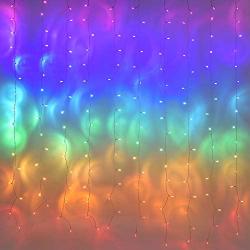 Fairy Lights Led Curtain Lights Color String Lights for Bedroom Wall Boho Dorm Rainbow Unicorn Room Decor for Teen Girls Kids Wedding Birthday Christmas Party Decorations Icicle Twinkle