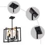 SEEBLEN 4- Light Pendant Light Black Adjustable Hanging Lights Vintage Foyer Lantern for Kitchen lsland Dining Room Hallway Farmhouse Ceiling Lights SEEBLEN 4- Light Pendant Light Black Adjustable Hanging Lights Vintage Foyer Lantern for Kitchen lsland Dining Room Hallway Farmhouse Ceiling Lights