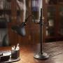 Industrial Rustic Table Lamp Adjustable Mid-Century Modern Desk Lamp Antique Accent Lighting for Office Bedroom Dining Room by THY-HOM