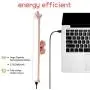 Canbrake led Closet Lights with Motion Sensor,USB Rechargeable 16 led Closet Light,Magnetic led Light Without Wiring,for Bedroom,Dormitory,cabinets,cabinets, Closets, downstairs (Pink)