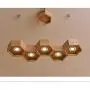 Antique LED Wood Chandelier Honeycomb Ceiling Lamp Modern Pendant Lamp Height Adjustable Unique Lamp for Dining Room Living Room Bedroom Home Decoration