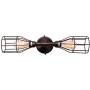 Creatgeek Industrial Oil Rubbed Bronze Wall Sconce Lighting, Antique Semi Cage Iron Wall Lamp Decor Light Fixture for Bathroom, Living Room and More …