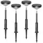 LITOM Solar Pathway Lights Outdoor, 3 Lighting Modes Wireless Solar LED Landscape Lights, IP65 Waterproof Solar Powered Garden Lights for Ground Lawn Patio Yard Driveway Deck Walkway 4 Pack Warm White LITOM Solar Pathway Lights Outdoor, 3 Lighting Modes Wireless Solar LED Landscape Lights, IP65 Waterproof Solar Powered Garden Lights for Ground Lawn Patio Yard Driveway Deck Walkway 4 Pack Warm White